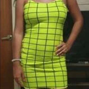 Lime green dress